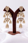 RPS Elegant Ethnic Pearl And Kundan Earrings Wholesale Market In Surat